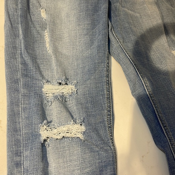 Cropped, Ripped Performance Express Jeans - Picture 2 of 5